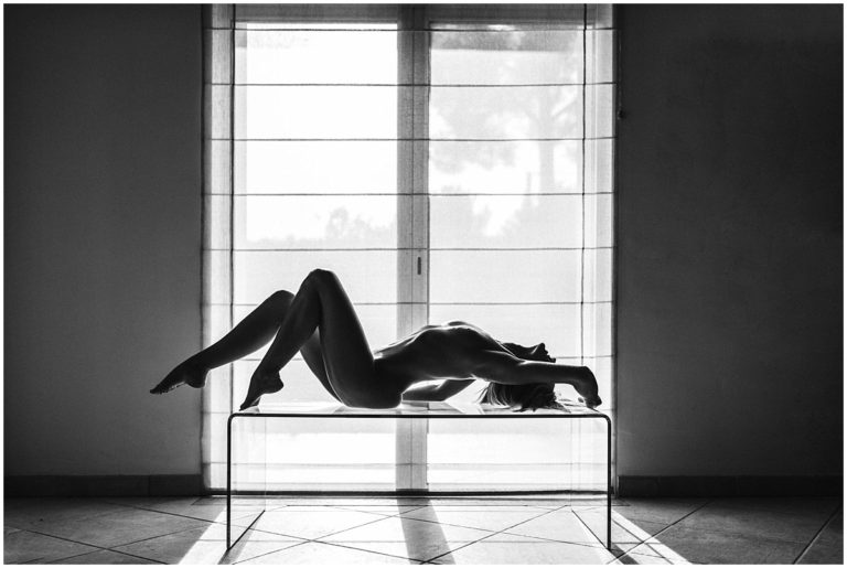 Cours Photo de Nu Artistique avec Magalie en lumière Naturelle