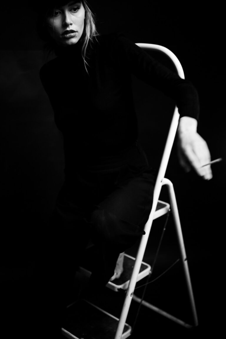 Test Studio Façon Peter Lindbergh avec Manon